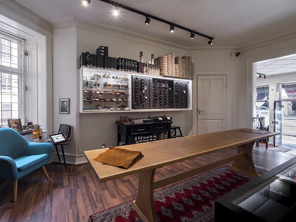 Interior of The Danish Pipe Shop