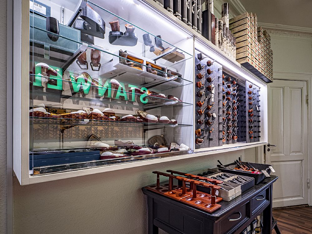 Interior of The Danish Pipe Shop