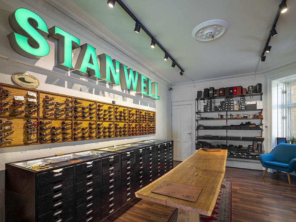 The Danish Pipe Shop — shop interior